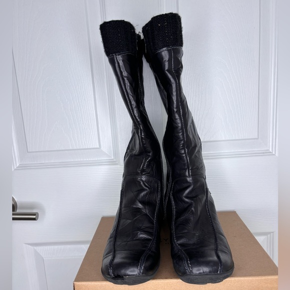 Locale Distressed Genuine Leather Winter boots - Picture 2 of 4